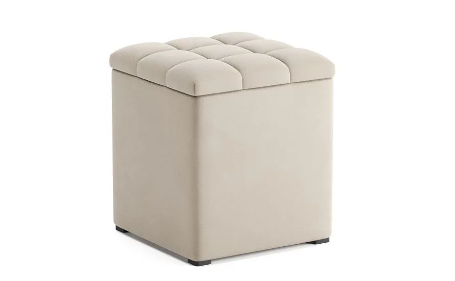 Пуф Оливер Camaro 03 светло-бежевый - 1